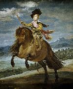 Diego Velazquez Equestrian Portrait of Prince Balthasar Charles Spain oil painting artist